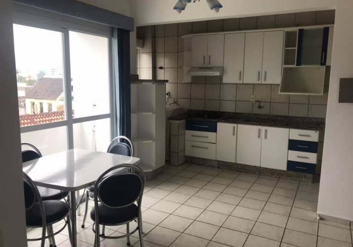 Apartamento Semi-Mobiliado a Venda em Brusque - 500 Mil - Bairro Centro - 1 Quarto